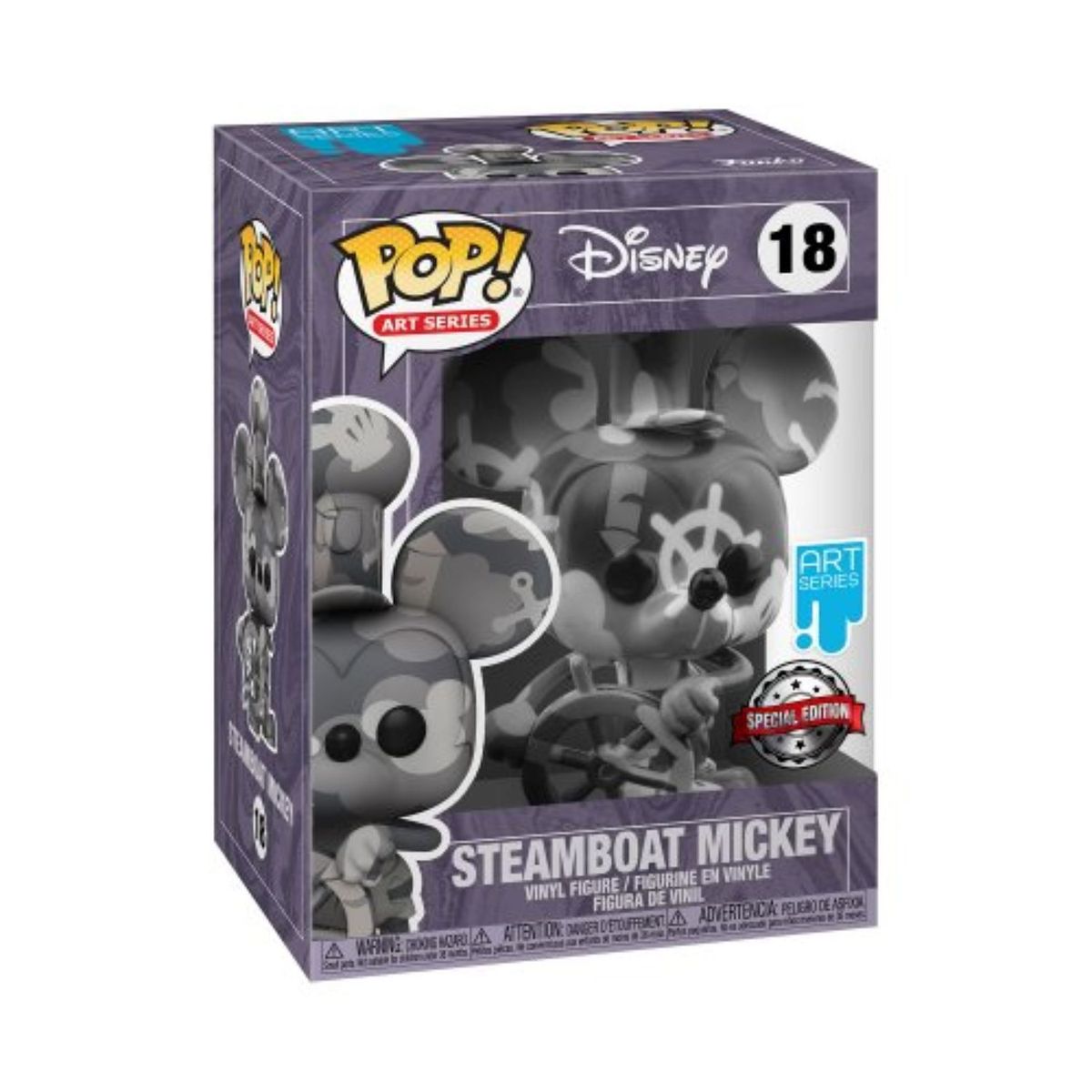 FUNKO - FUNKO POP ARTIST SERIES MICKEY STEAMBOAT WILLIE