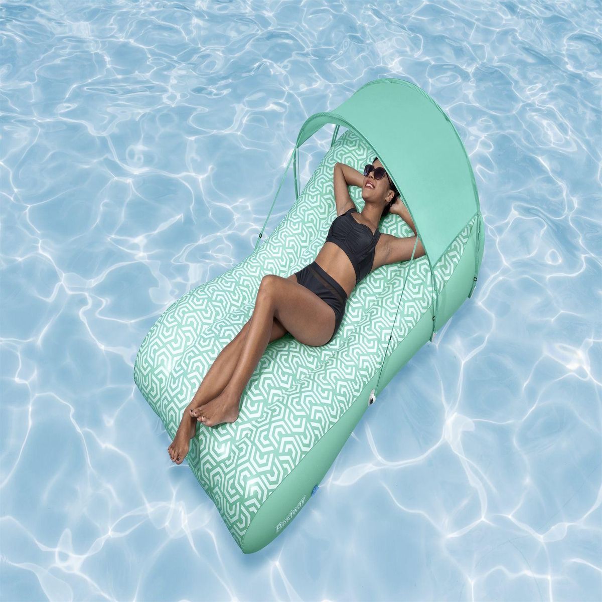 Bestway - Flotador sillón con techo - Bestway