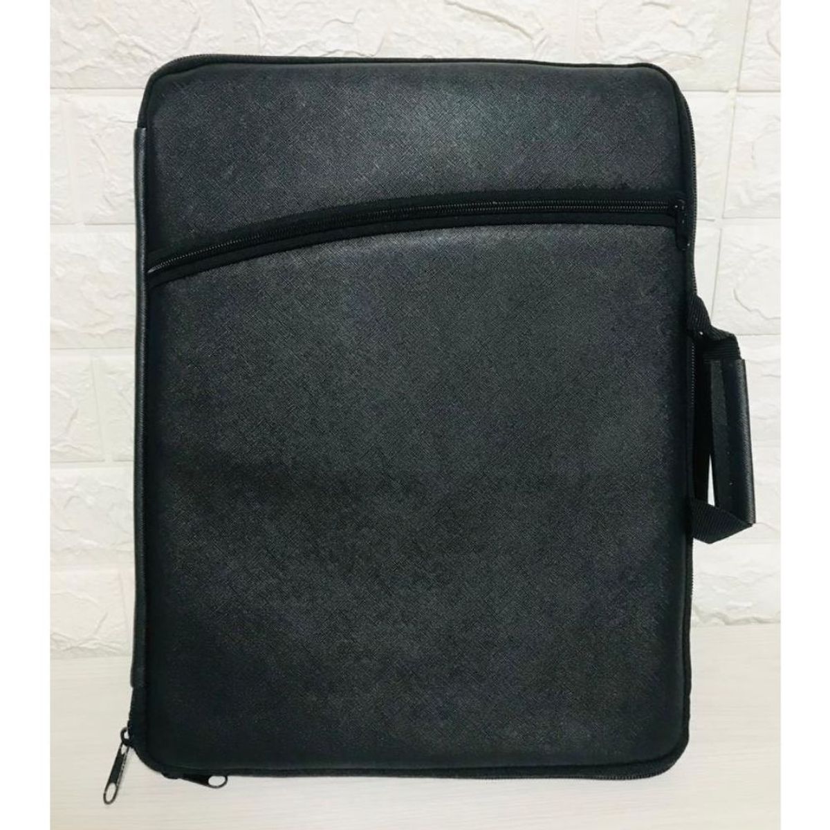 GENERICO - Funda Acolchada para Laptop 15.6 Pulgadas Doble Cierre con Asa Negro