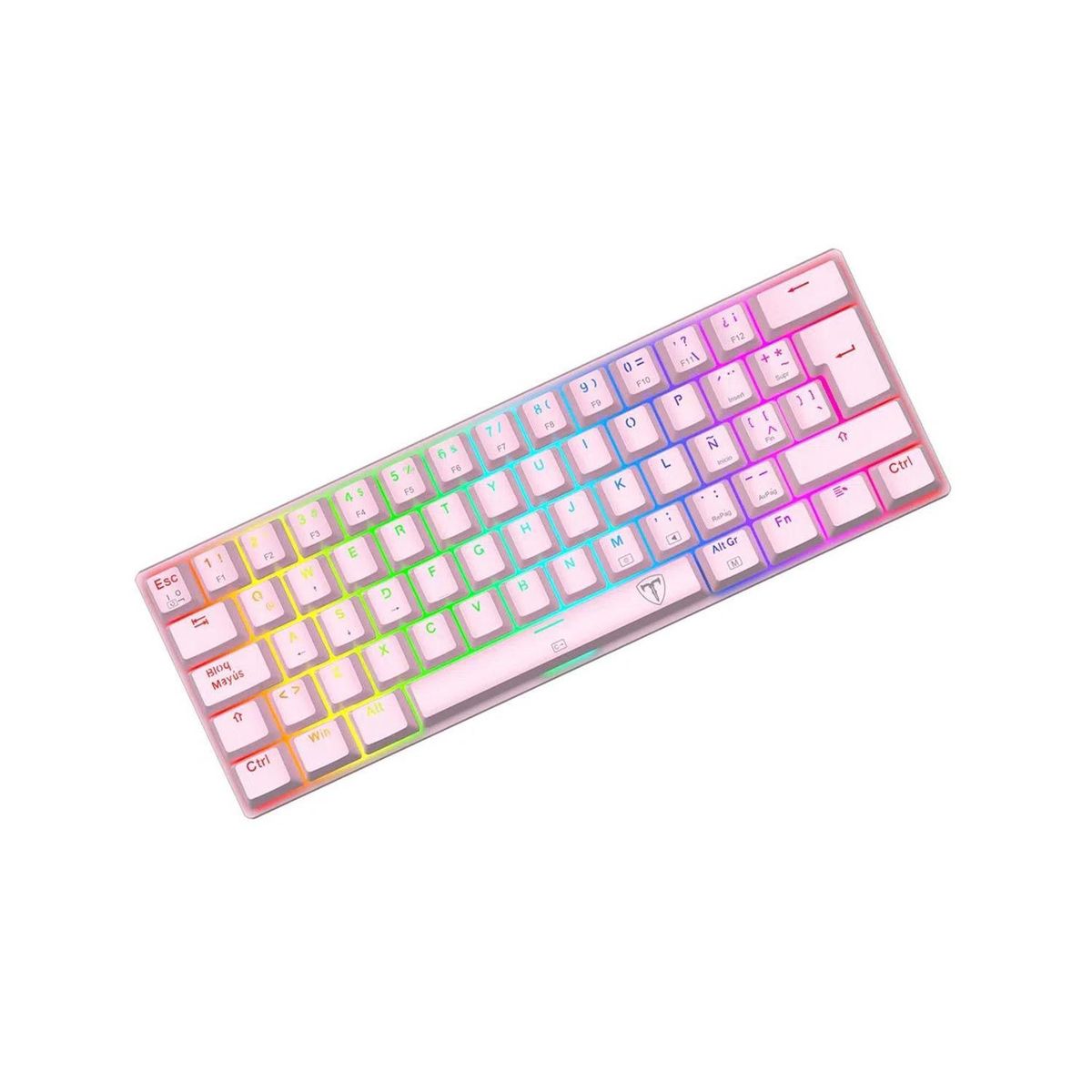 T-DAGGER - Teclado Gamer T-Dagger Arena Rgb T-Tgk321P Rgb Sp Pink Red Switch