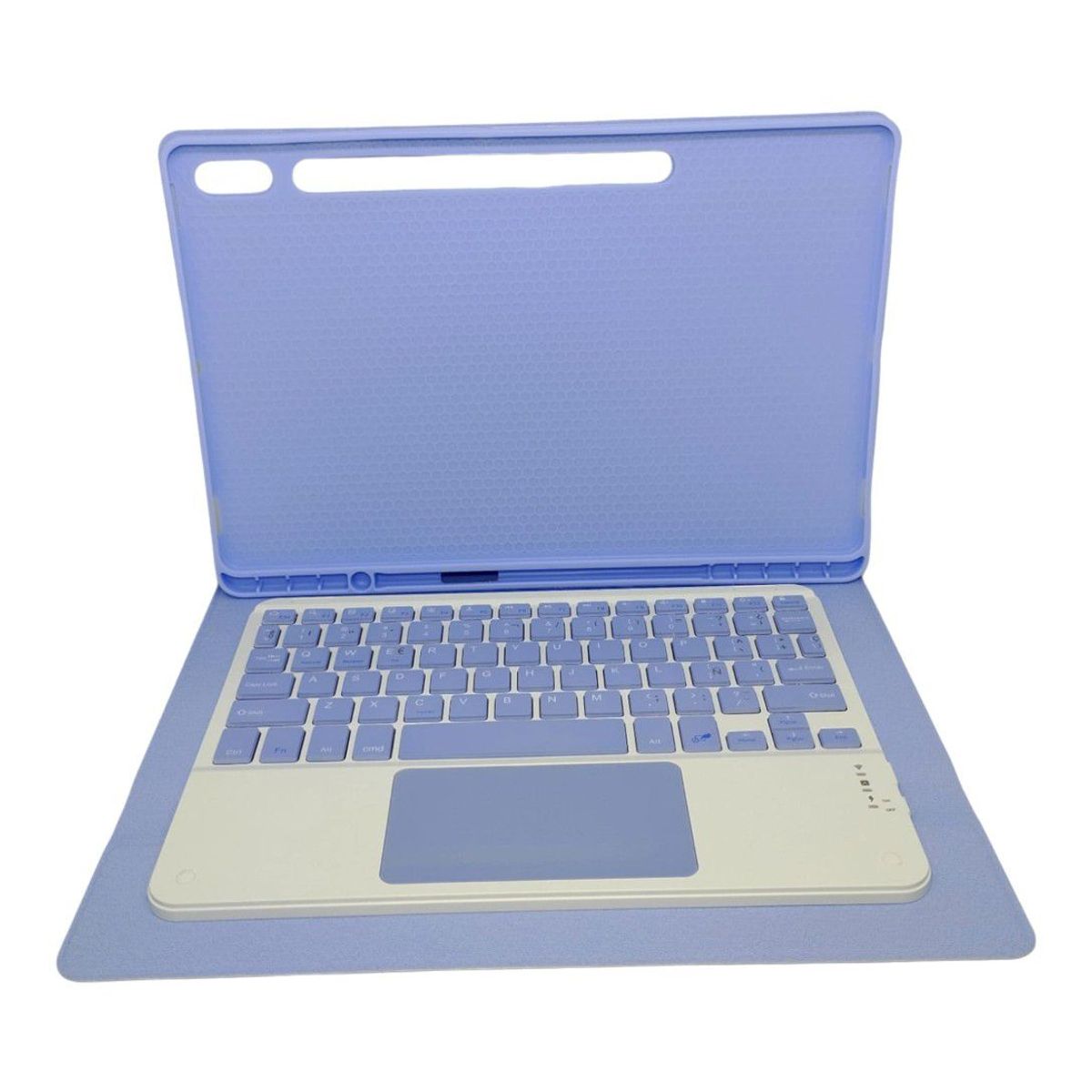 GENERICO - Funda con Teclado Bluetooth para Tablet Samsung Tab S7 FE Lavanda