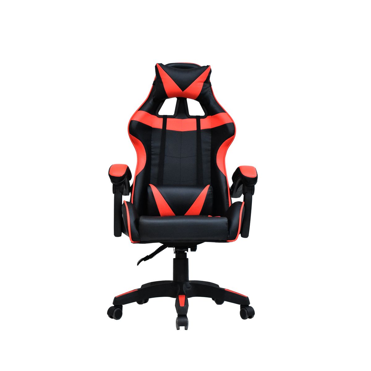 BONNO - Silla Gamer Ford Negro/Rojo Con Cabecero Bonno