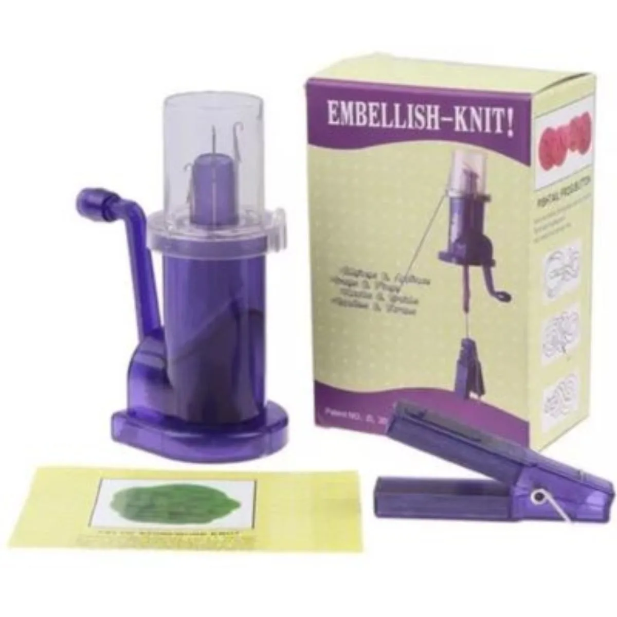 GENERICO - Maquina De Tejer Cordones Tricotin Mecánico Hilo Crochet Ful