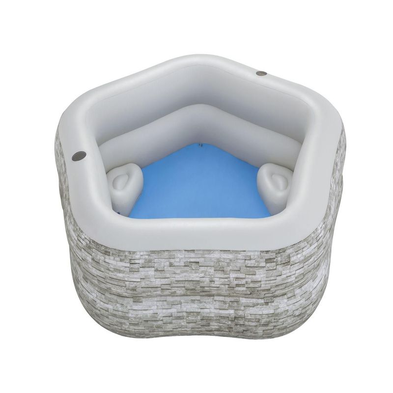 BESTWAY - Piscina Familiar TruPrint Stone 213x206x53cm - Bestway