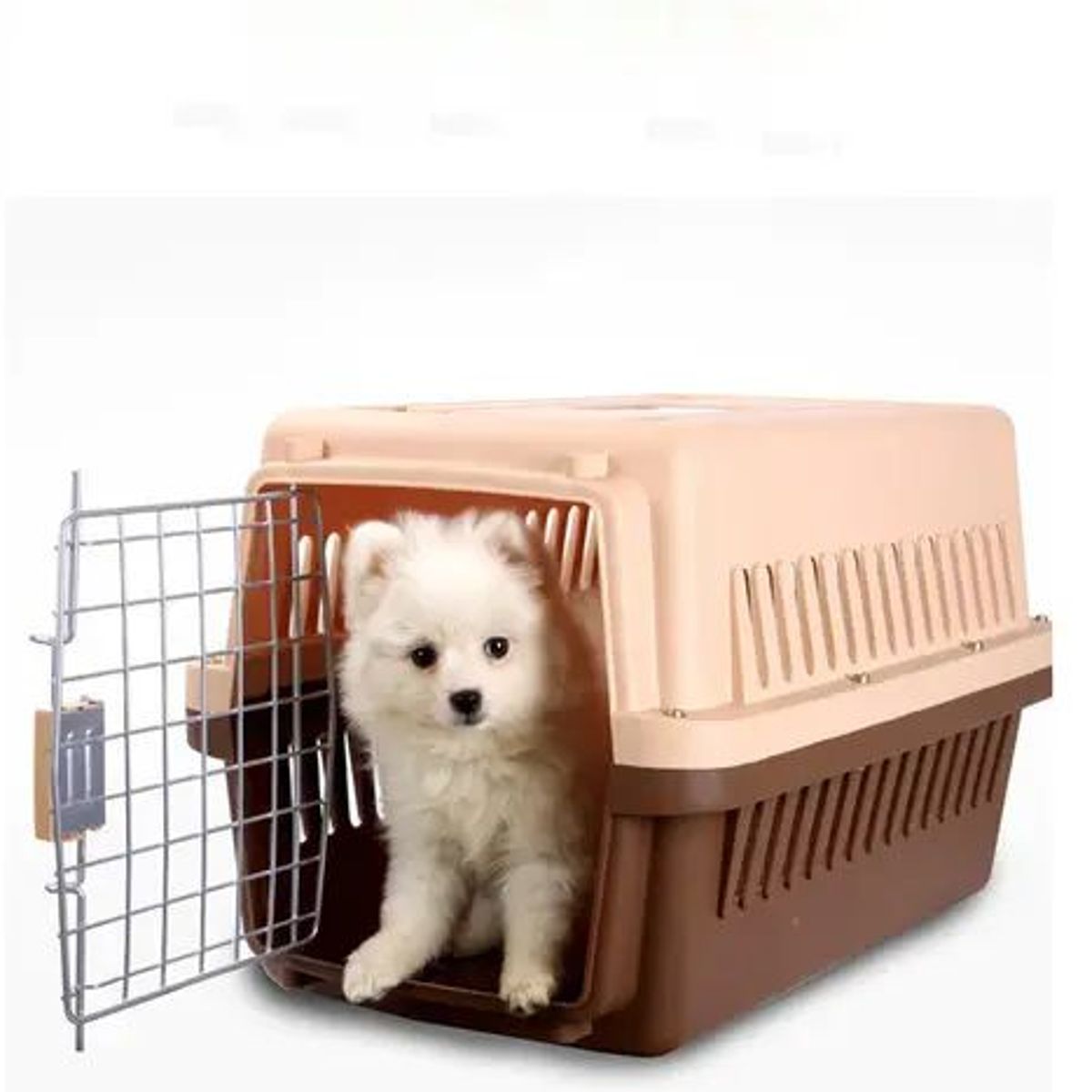 GENERICO - TRANSPORTADOR KENNEL L60 DOBLE PISO Y PLATO COLGANTE