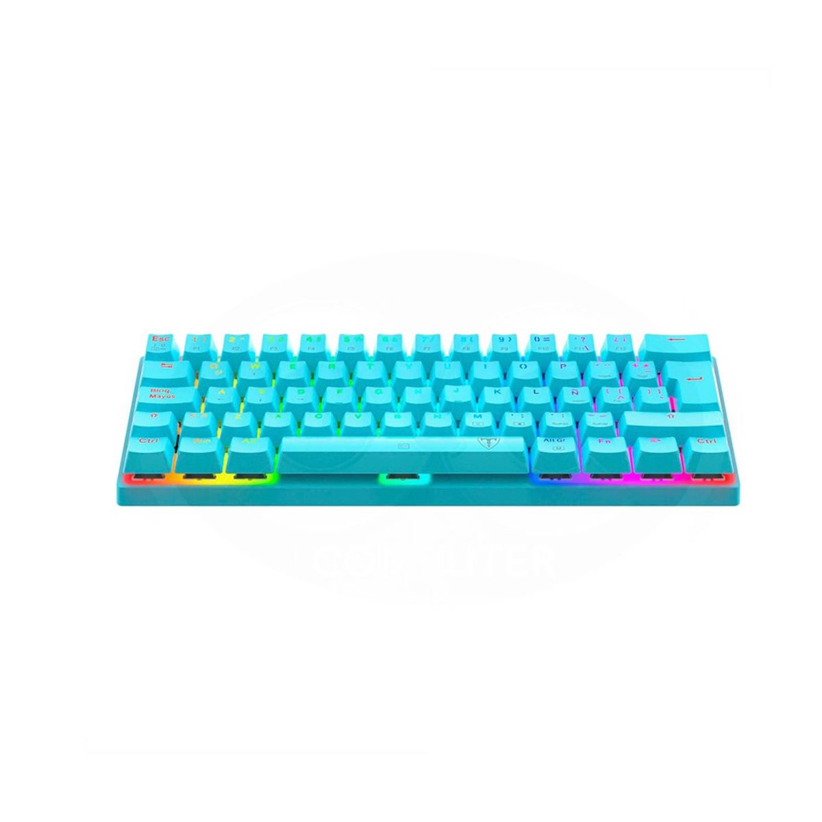 T-DAGGER - Teclado Gamer T-Dagger Arena Rgb T-Tgk321B Rgb Sp Blue Red Switch