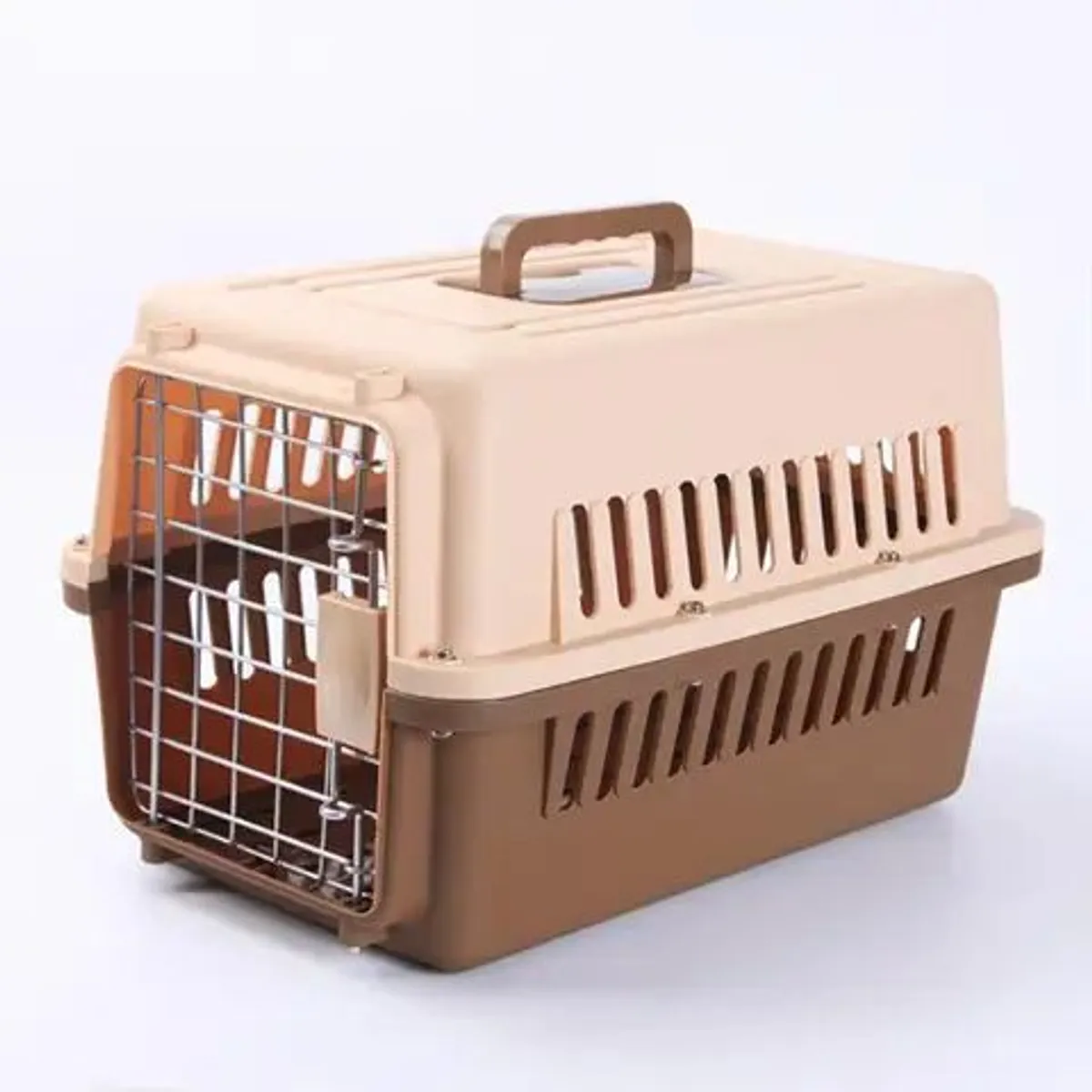 GENERICO - TRANSPORTADOR KENNEL L50 DOBLE PISO Y PLATO COLGANTE