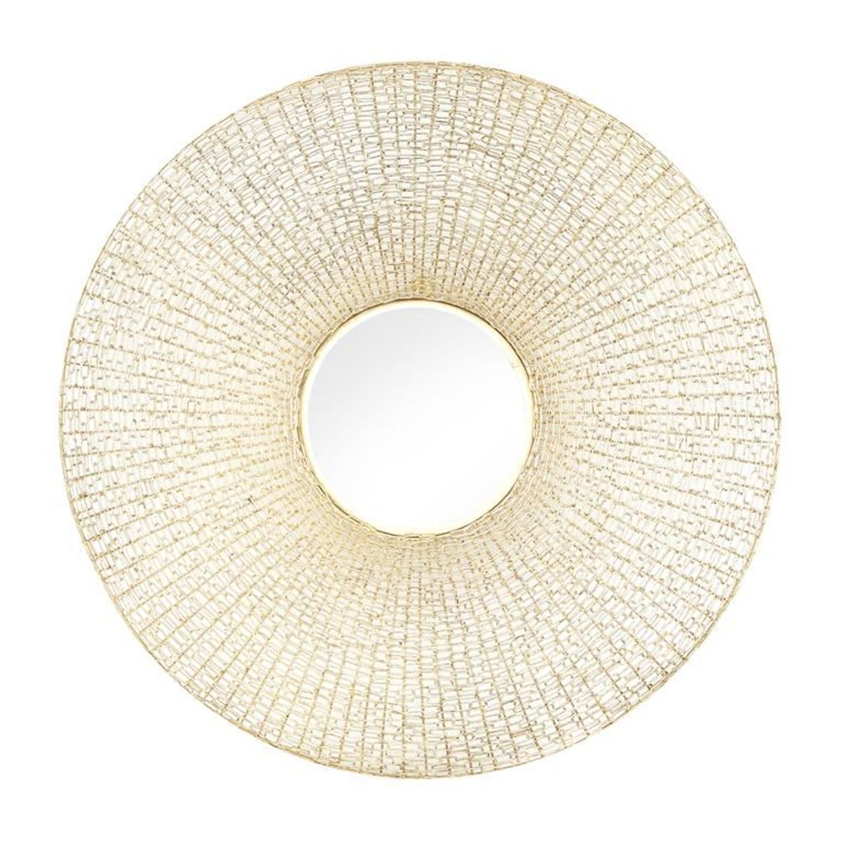 GENERICO - Espejo Starburst Dorado Metal