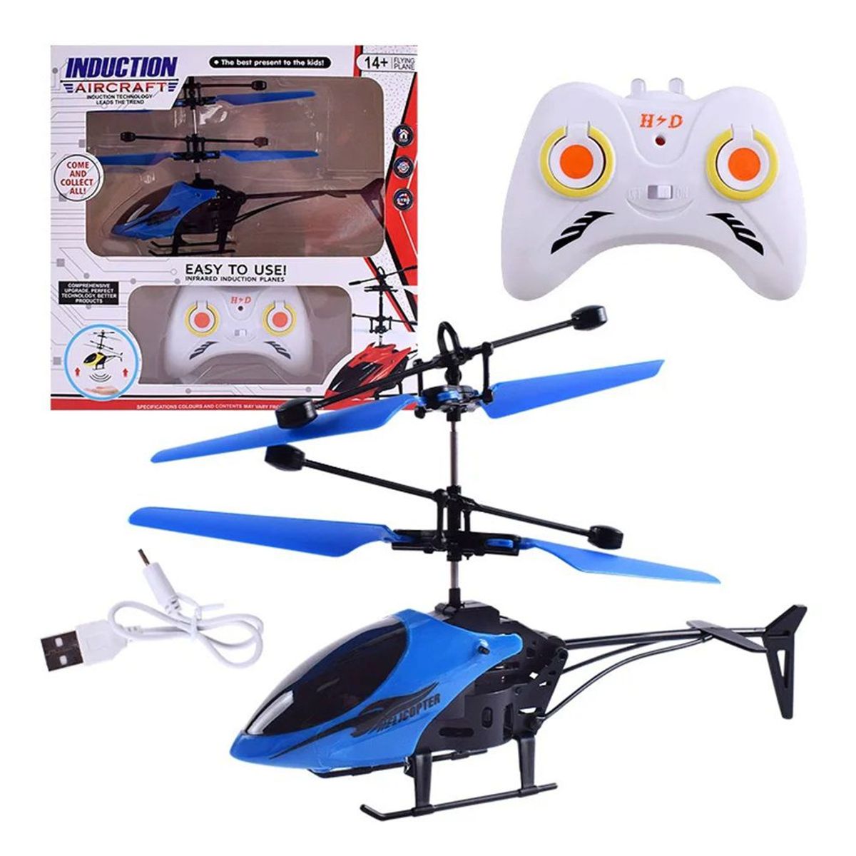 GENERICO - Helicóptero Control RC Resistente Mini Dron Día del Niño