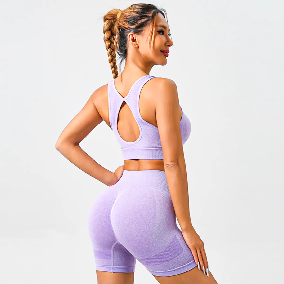 GENERICO - CONJUNTO SHORT PUSH UP Y TOP CON COPA