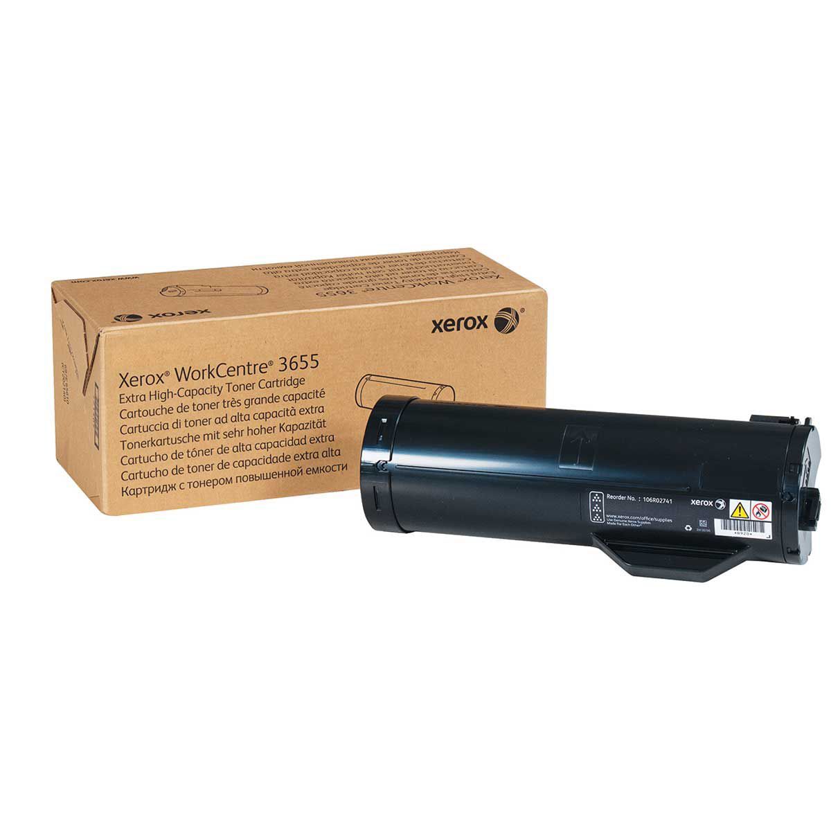 XEROX - Toner Xerox 106r02741 Negro Wc 3655 25,900 Pags
