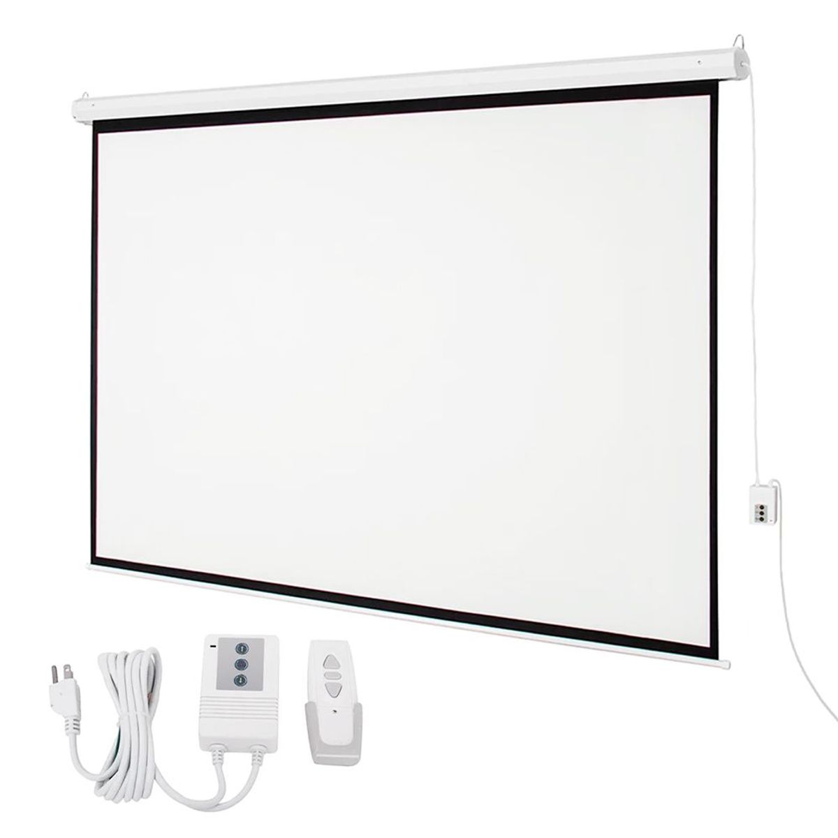JOTA STORE - Ecran Eléctrico Pantalla Retráctil para Proyector 120″