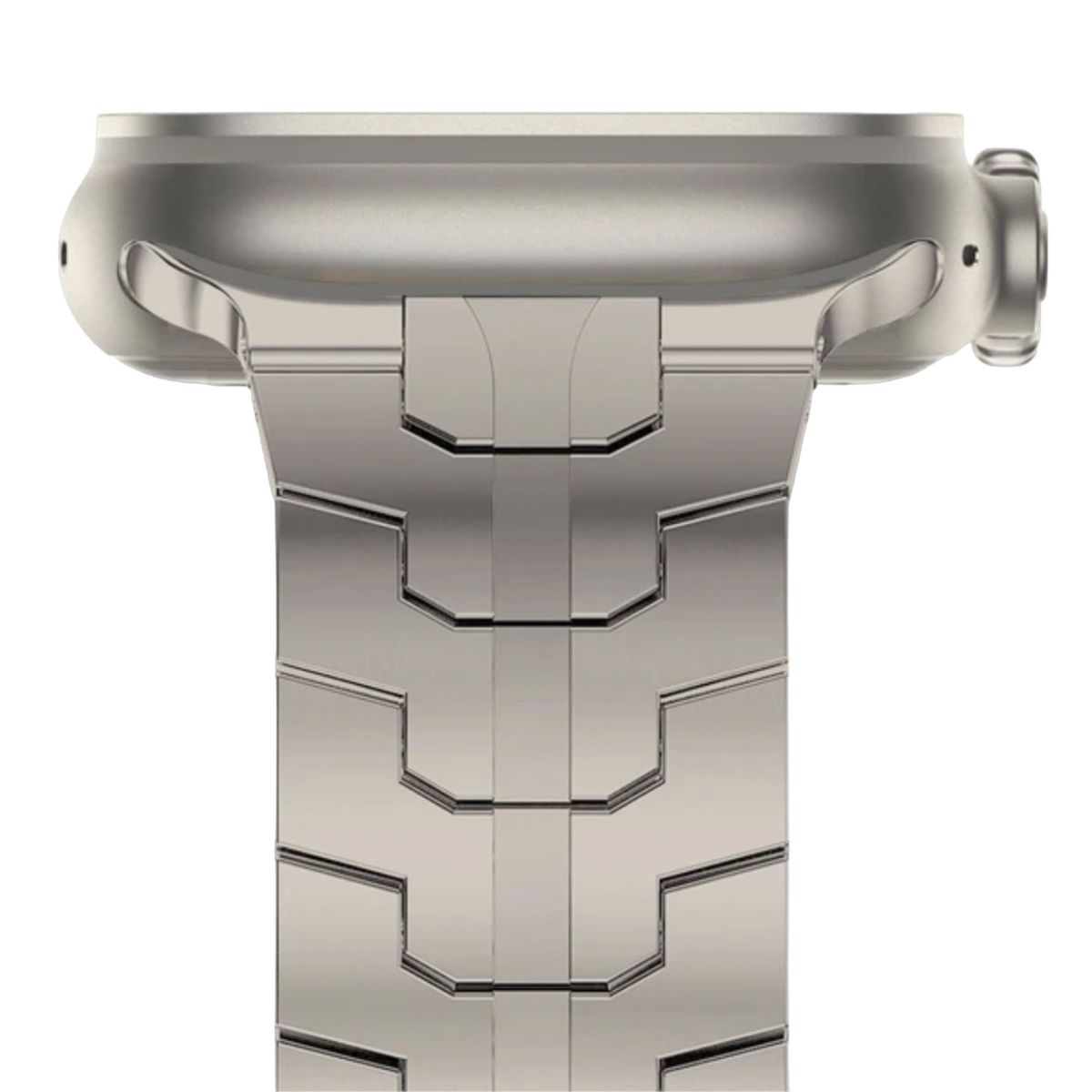 URVOI - Correa de Titanio para Apple Watch Iron Man Acabado Mate 44-45-46-49mm