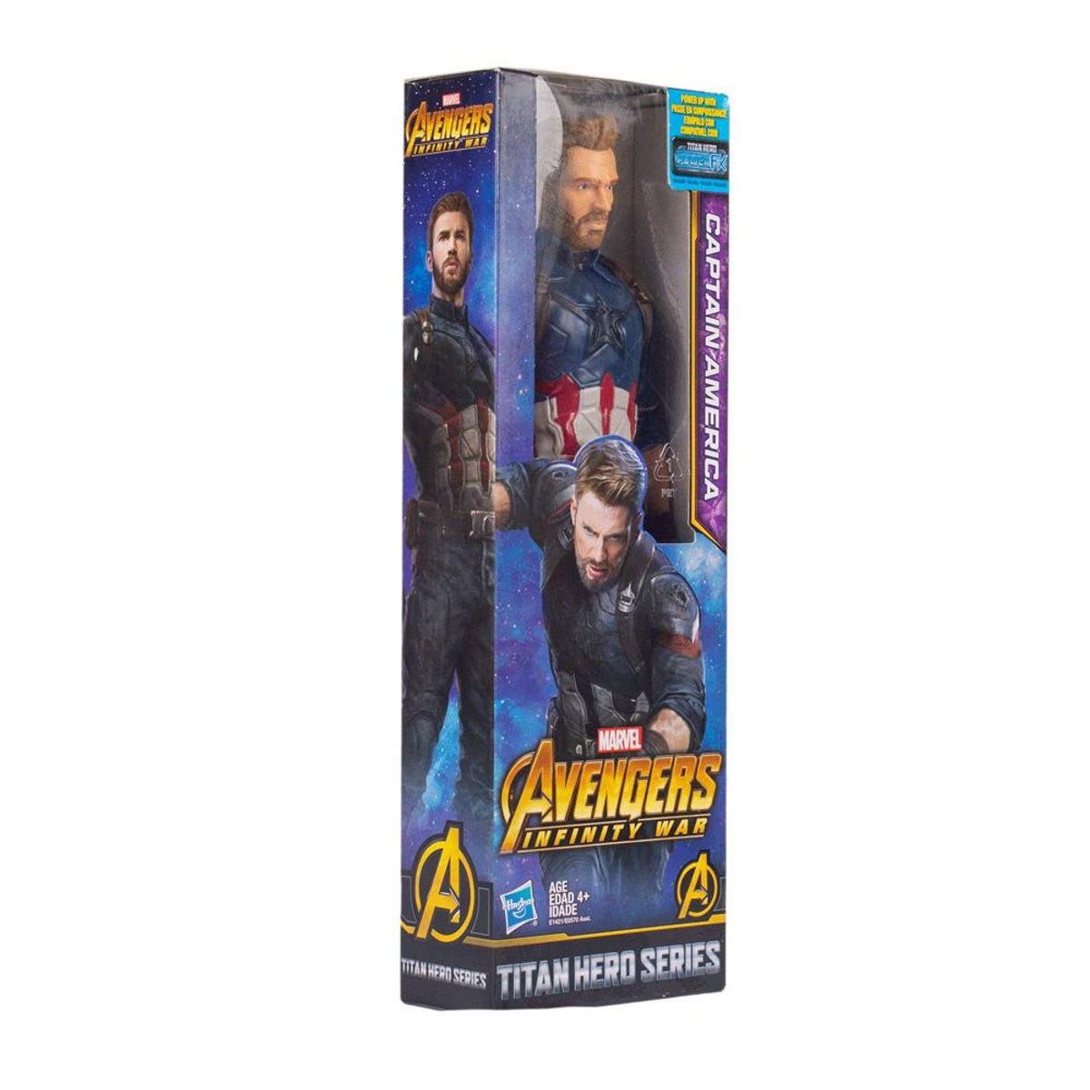 HASBRO - FIGURA CAPITAN AMERICA  TITAN HEROE -  SERIES