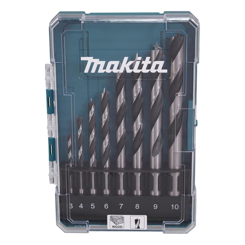 MAKITA - Set de Brocas para Madera 8 pzas Makita D-77257