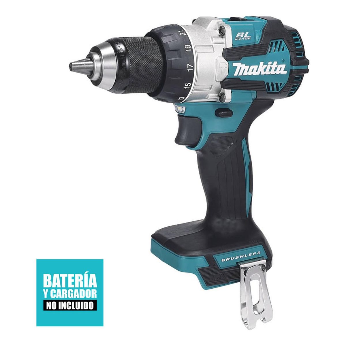 MAKITA - Taladro Percutor 1/2 18v Lxt Bl Baretool Makita Dhp489z