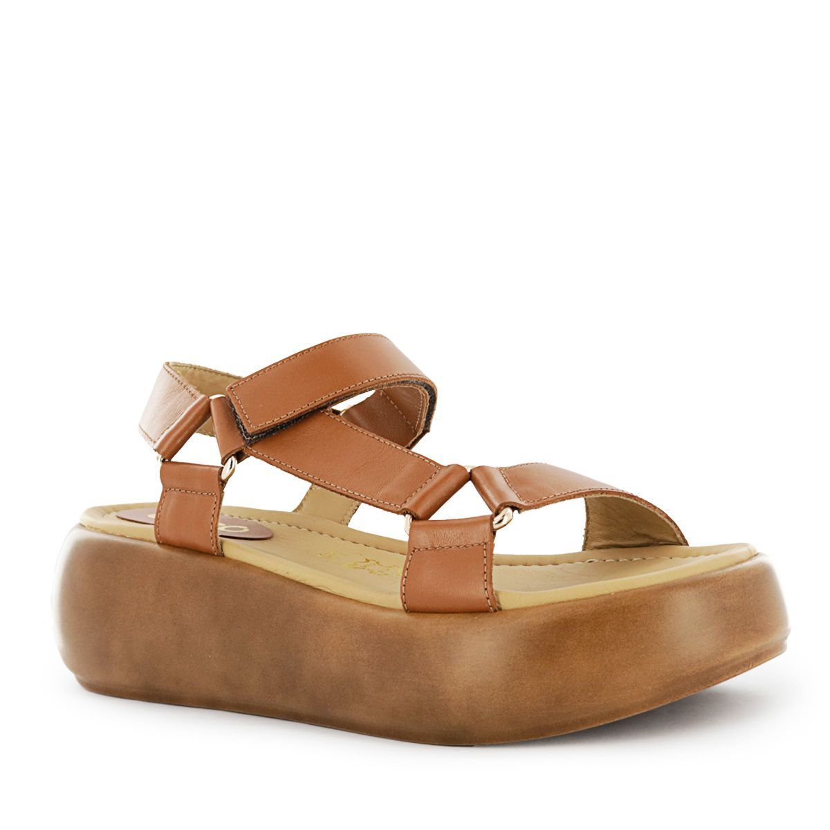 ECCO - Sandalias Urbanas Mujer Ecco Nevada02 Caramelo Cuero