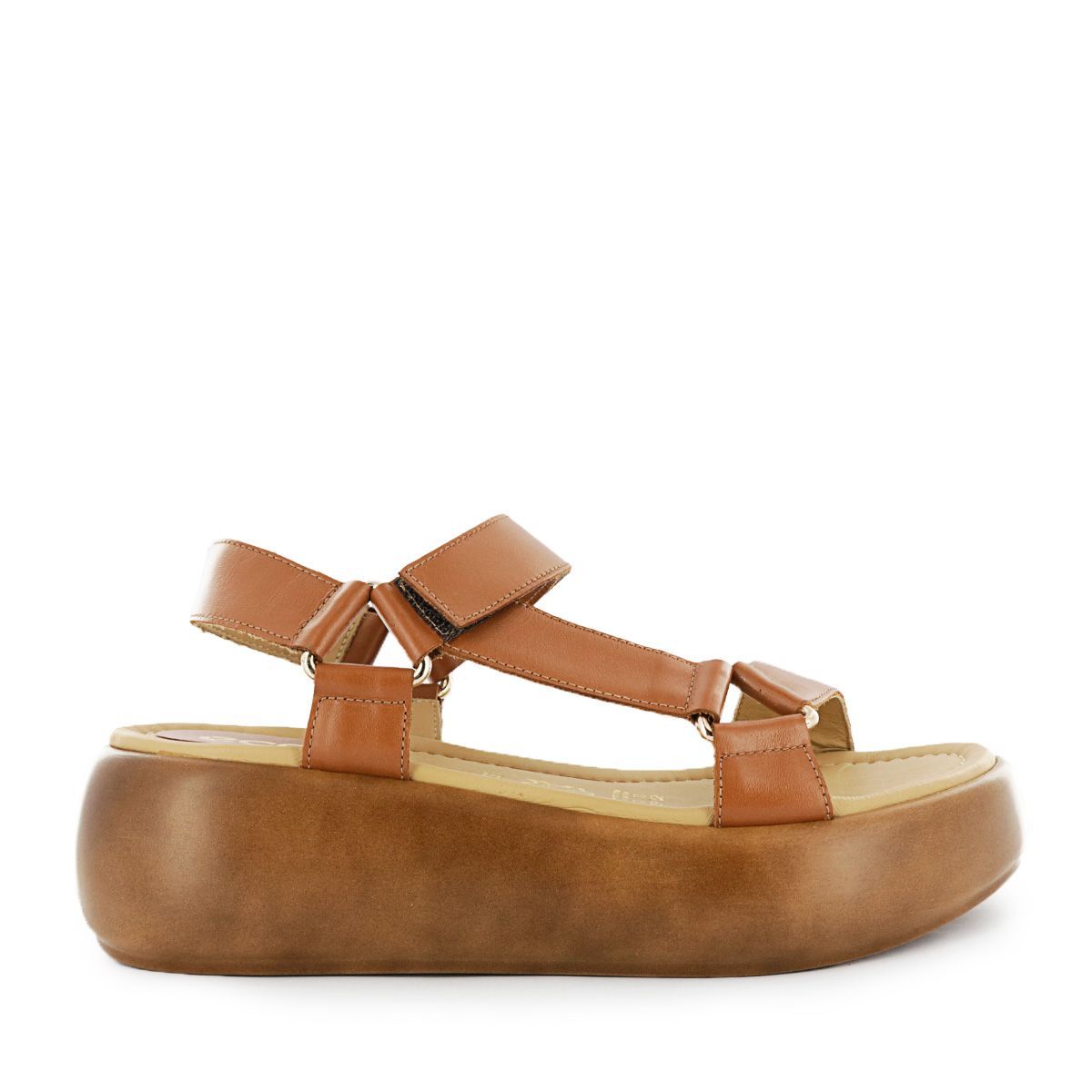 ECCO - Sandalias Urbanas Mujer Ecco Nevada02 Caramelo Cuero