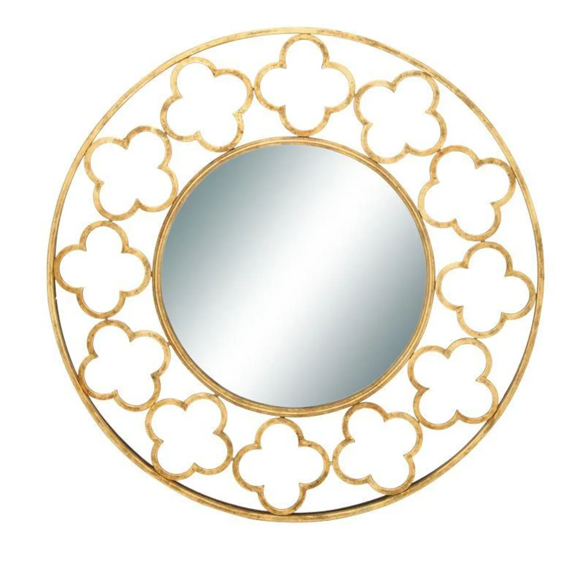 GENERICO - Espejo Rosetón Dorado