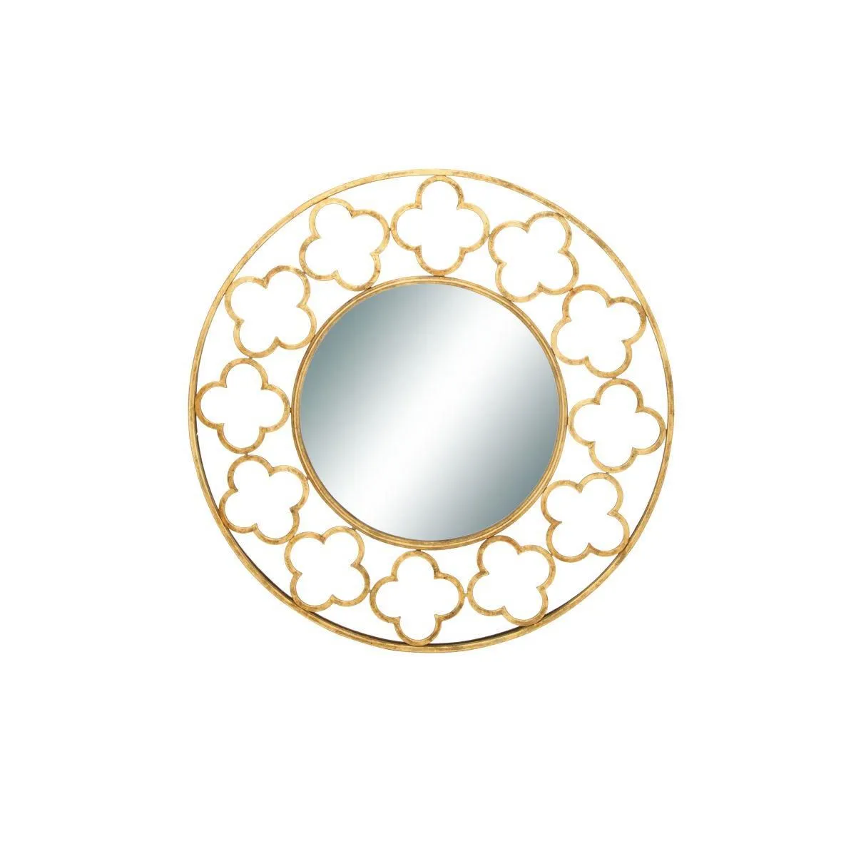 GENERICO - Espejo Rosetón Dorado
