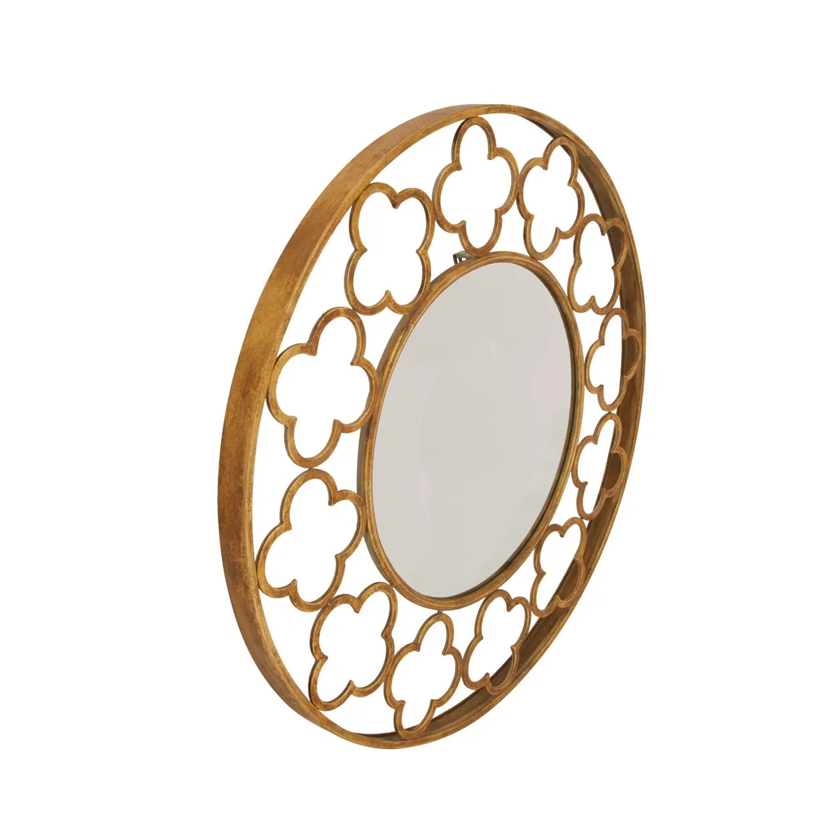 GENERICO - Espejo Rosetón Dorado