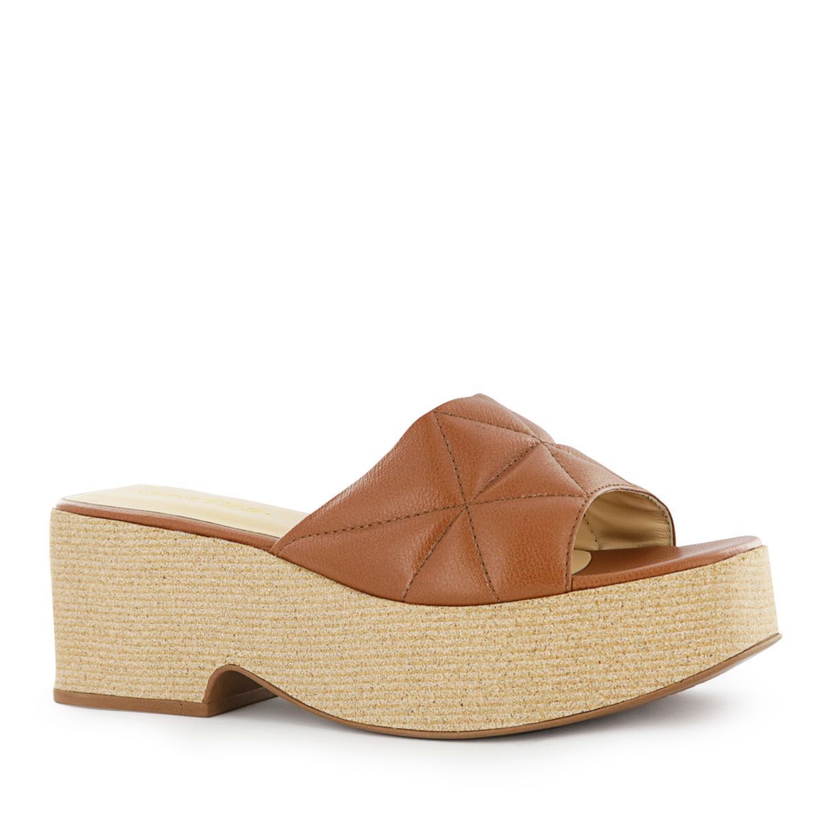 SESTRA - Sandalias con plataforma Mujer Sestra Ariela01 Caramelo Cuero Natural