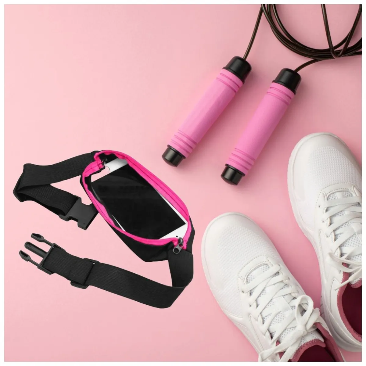 GENERICO - Canguro Chico Antirrobo Riñonera Invisible Deportiva