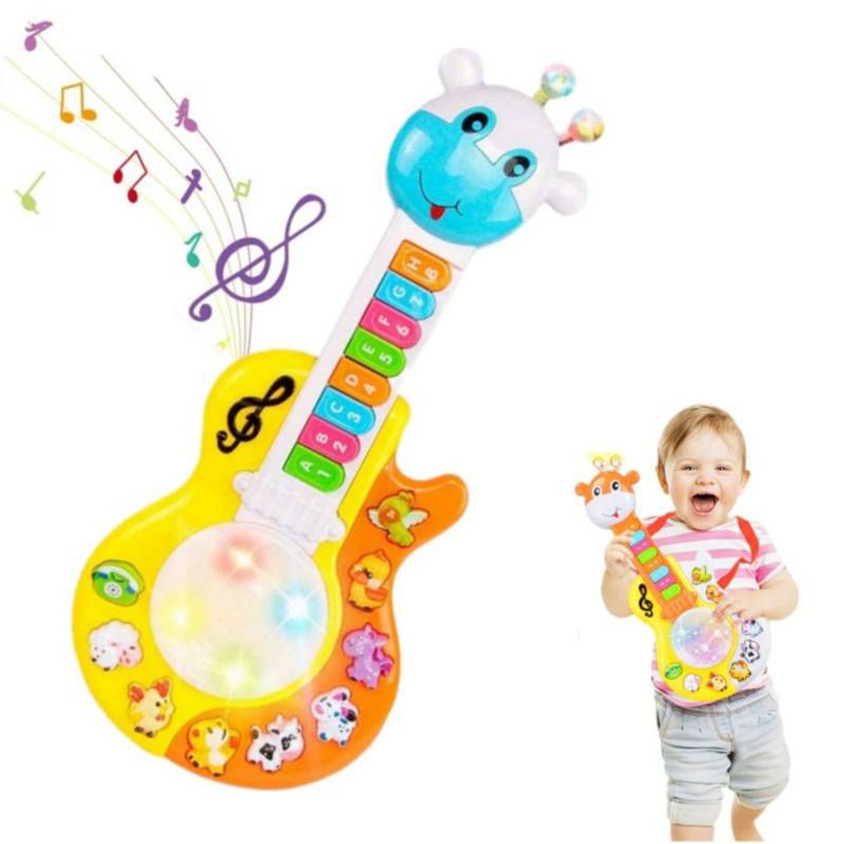 GENERICO - Juguete Guitarra Jirafa Con Antena