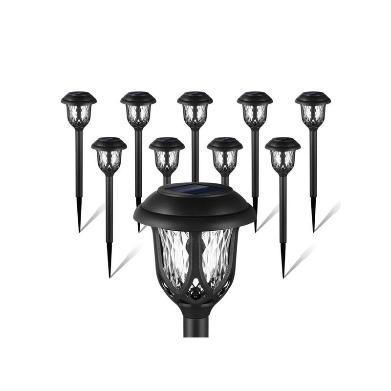 GENERICO - 6 Estacas Lamparas Led Solar Impermeables Decorativas Exterior Jardin