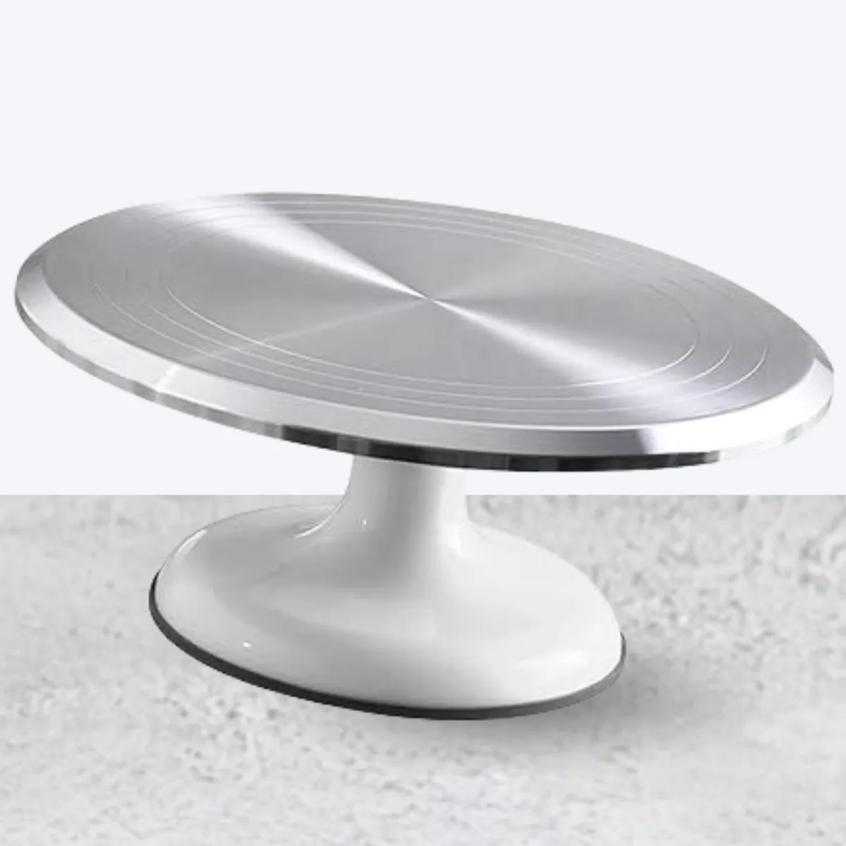 GENERICO - Soporte giratorio para Pasteles  Blanco