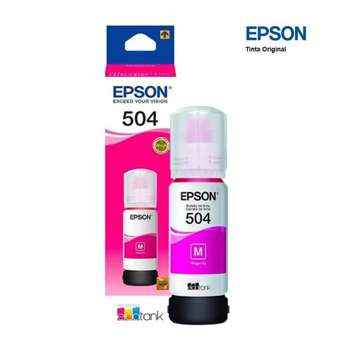 EPSON - Tinta Epson 504 Magenta Botella 70ml