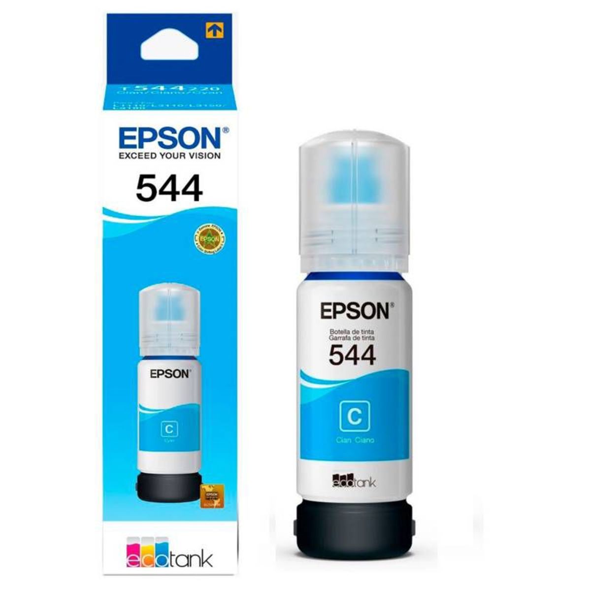 EPSON - Tinta Epson 544 Cyan Botella 65ml