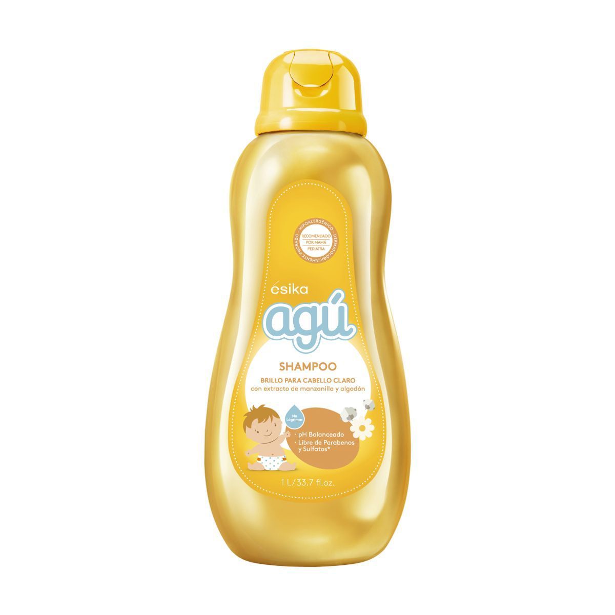 Esika - Shampoo Agú Brillo Manzanilla y Algodón