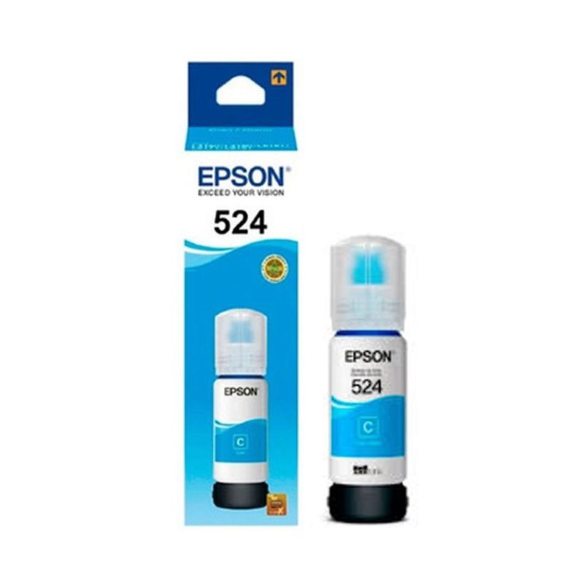 EPSON - Tinta Epson 524 Cyan Botella 70ML