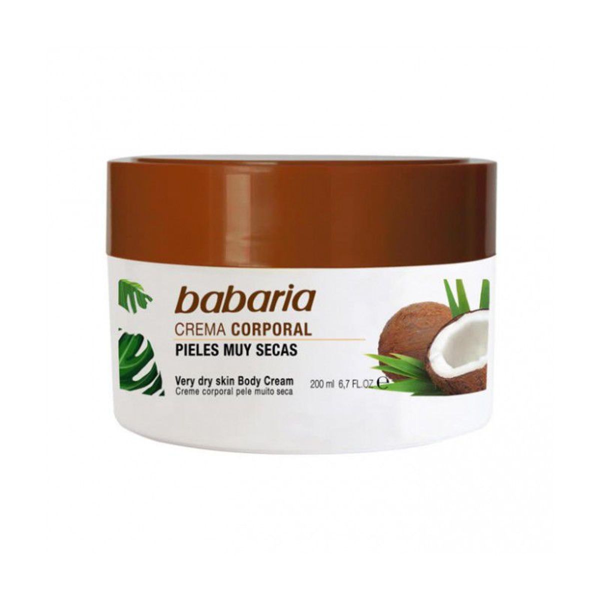 BABARIA - Crema Corporal De Coco Para Pieles Secas Babaria