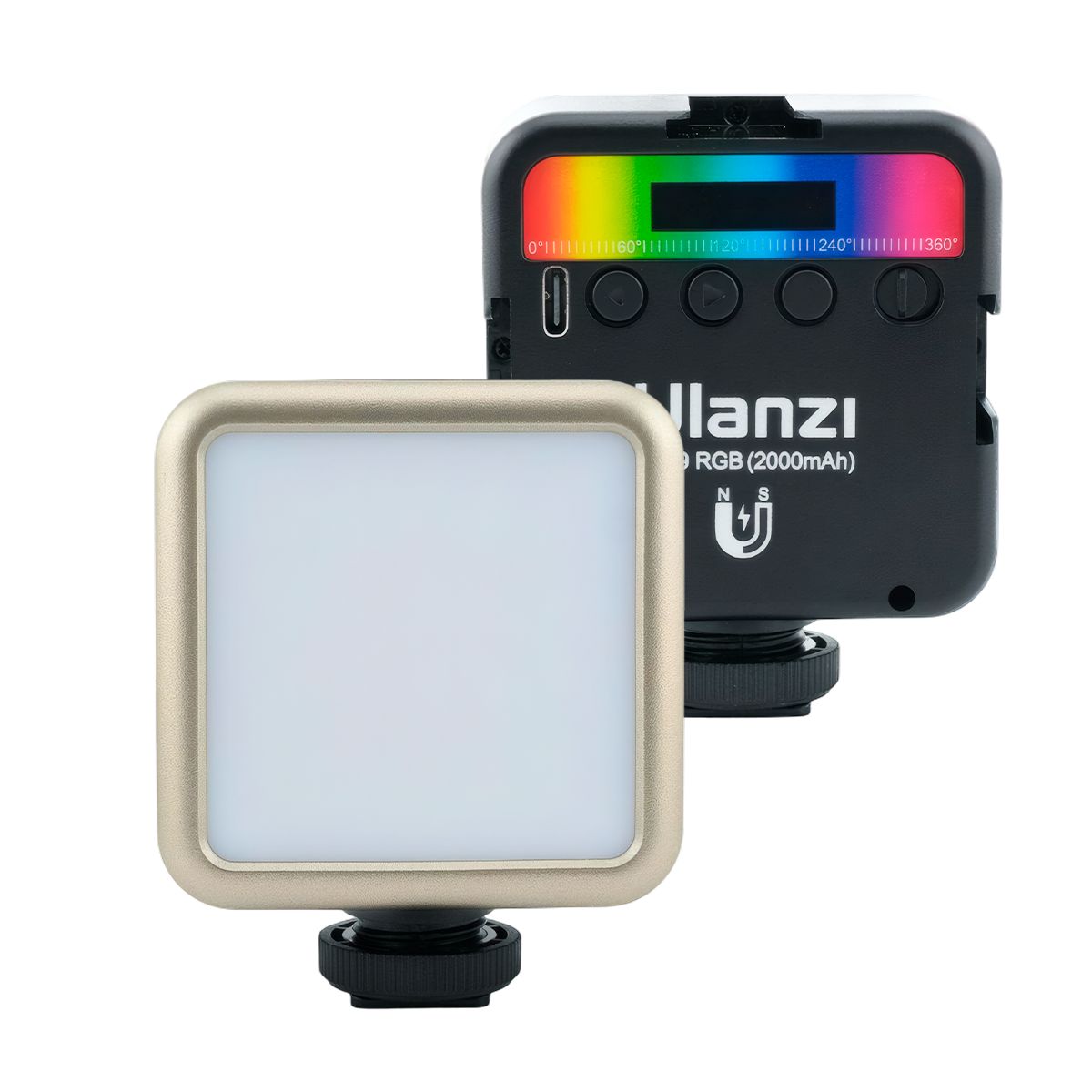 ULANZI - Kit Filmación Soporte U-rig Pro + 2 Luces Led Vl49 Rgb + Microfono