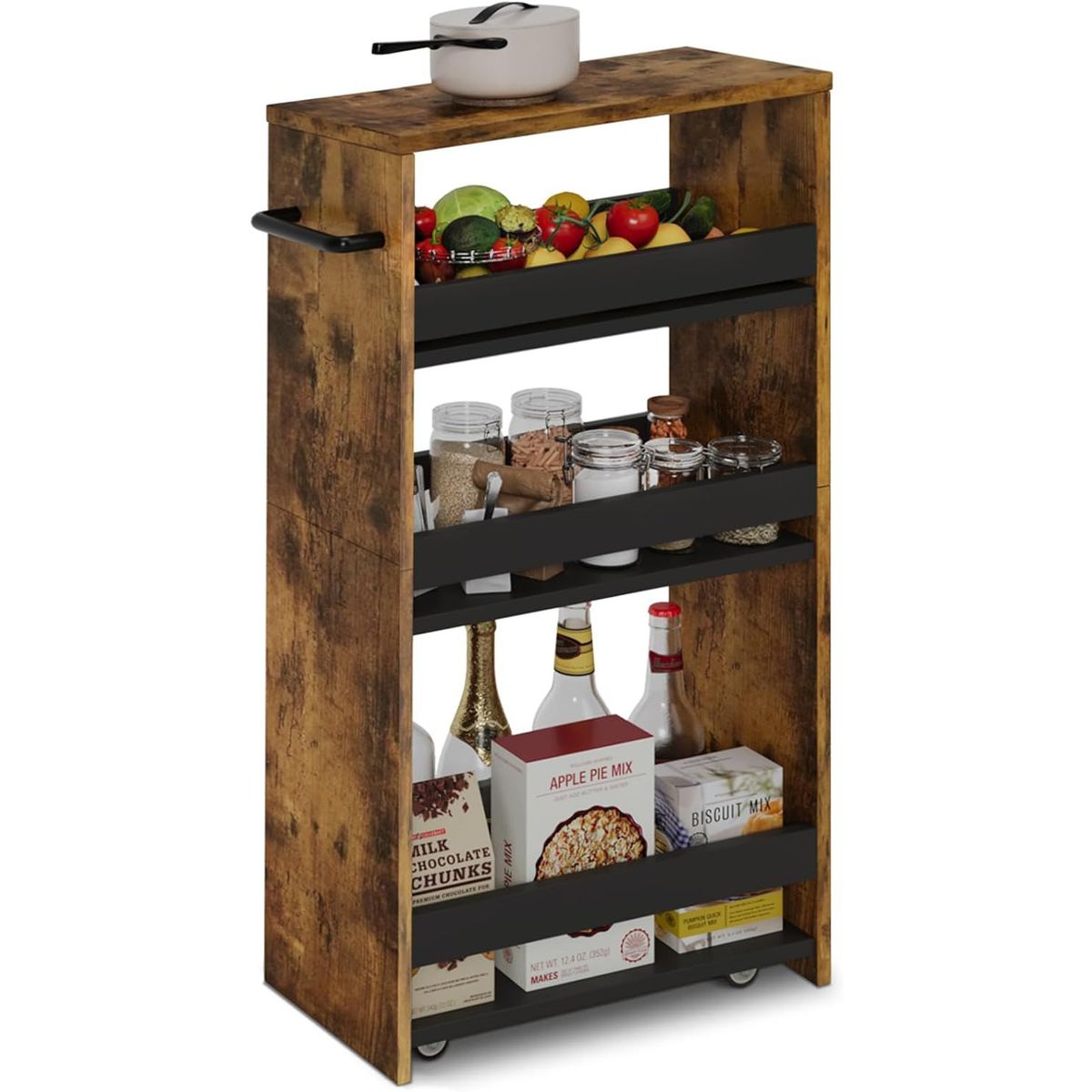 NACION MUEBLES - Carrito Multifuncional Hawai