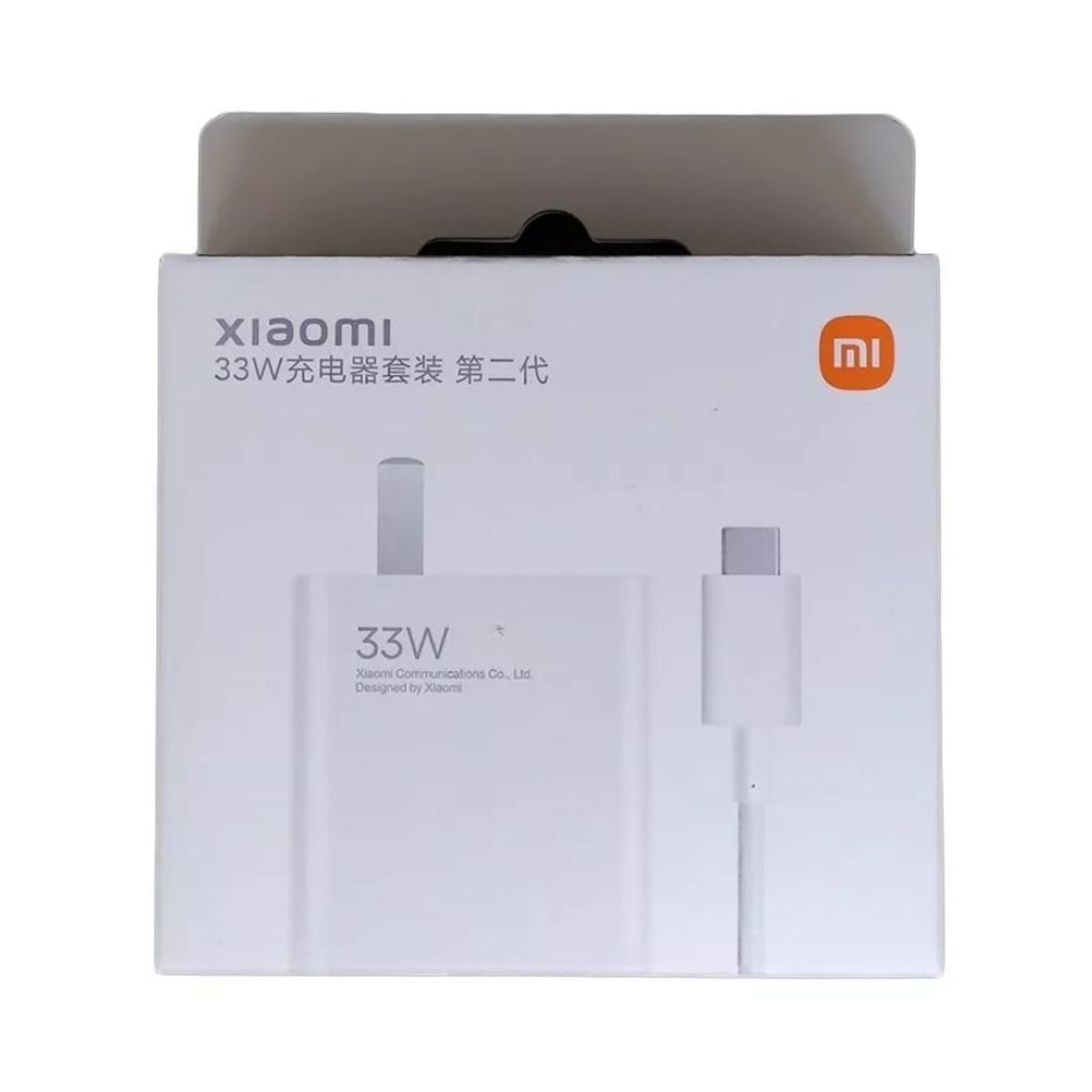 XIAOMI - Cargador de Pared Xiaomi 33W de 2da Gen y cable Usb-A a Tipo C - WH