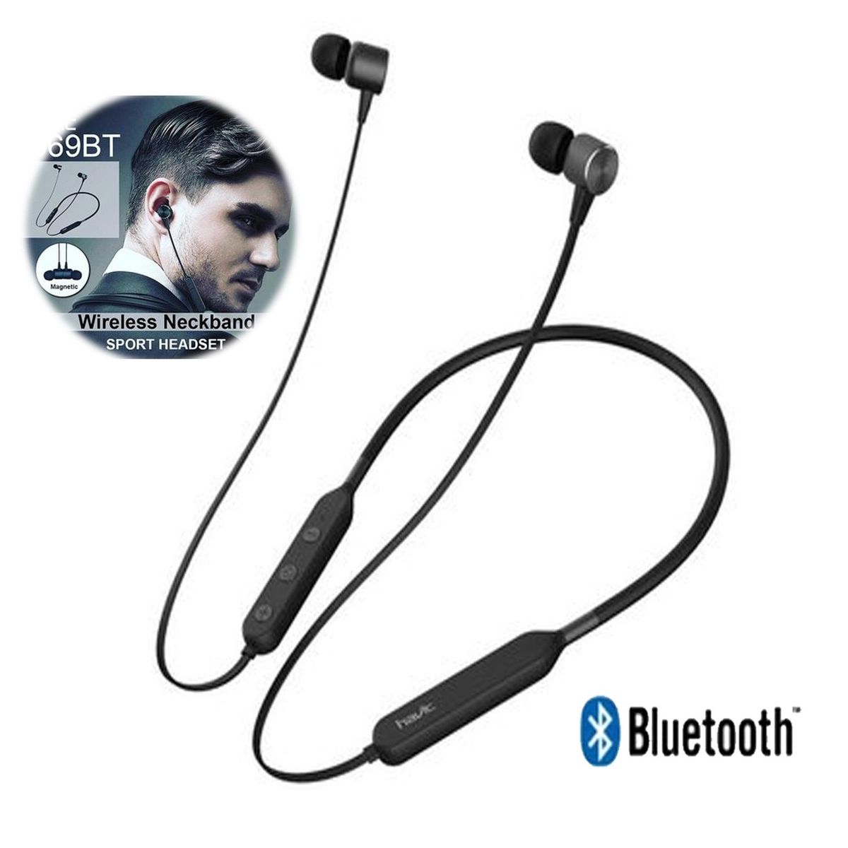 HAVIT - Audífono Deportivo Bluetooth H969BT