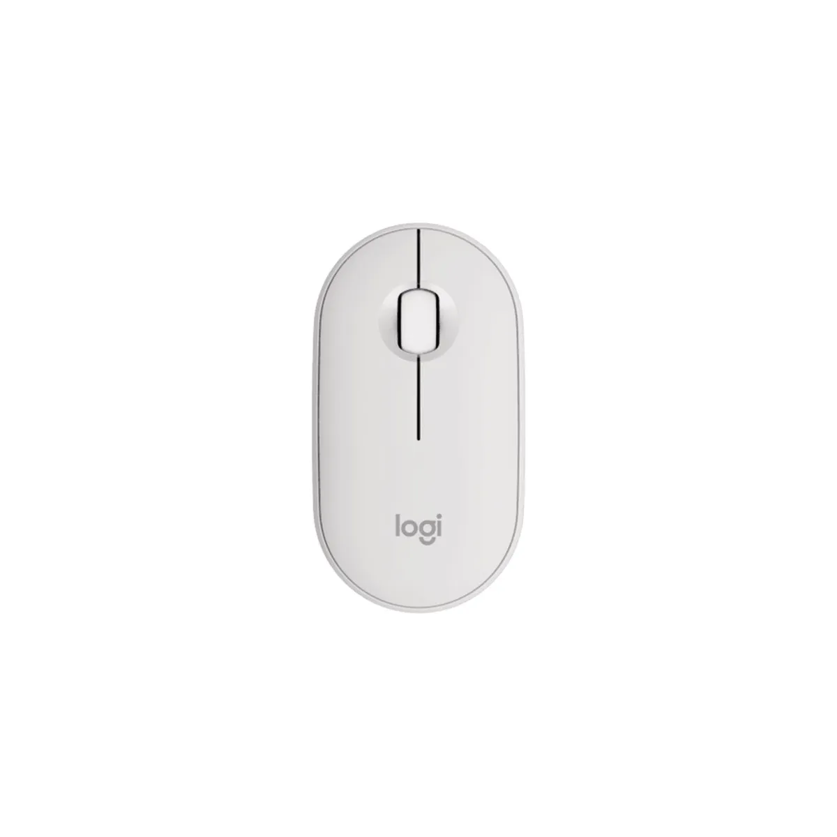 LOGITECH - Mouse Logitech Pebble Mouse 2 M350S Bluetooth/Wireless White