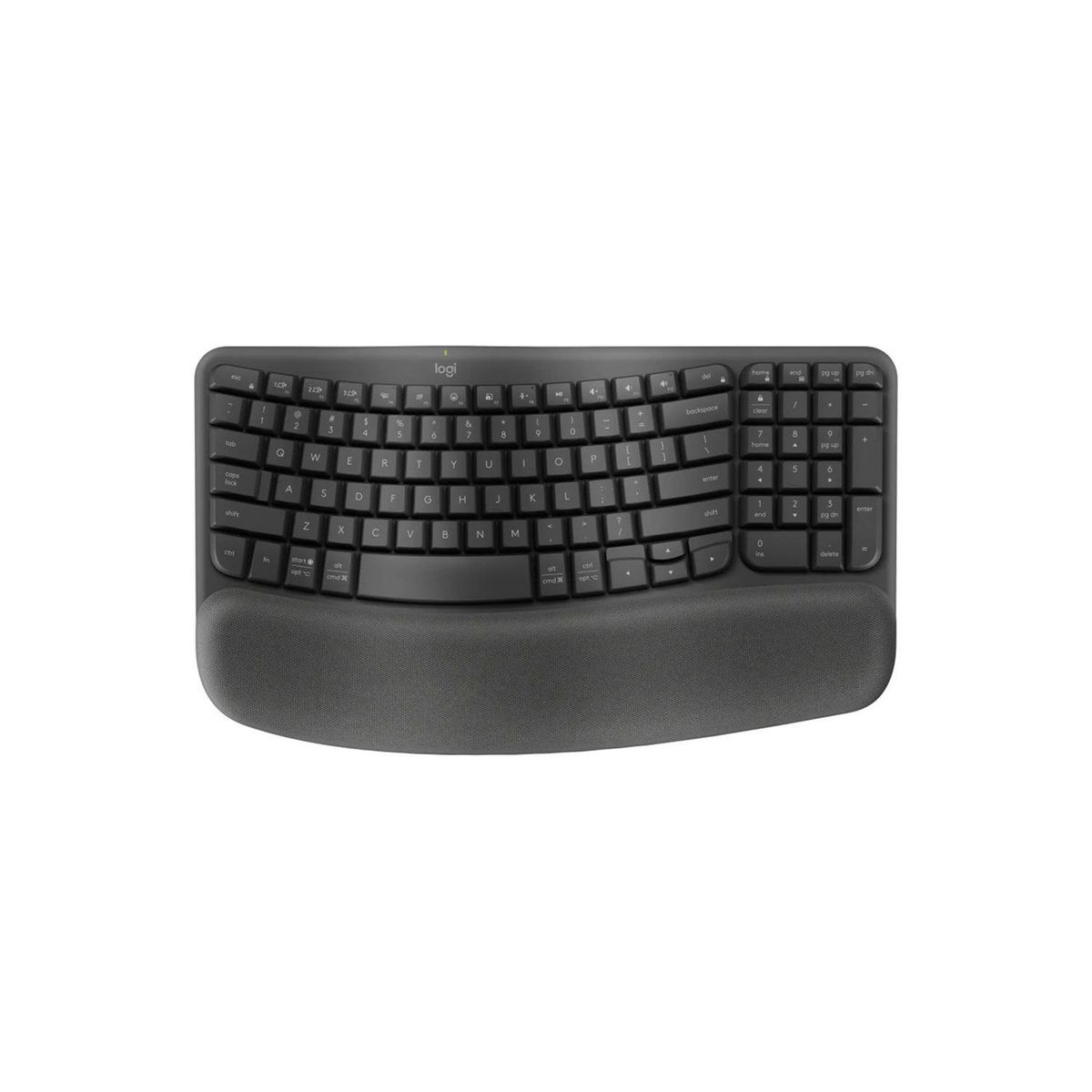 LOGITECH - Teclado Logitech Ergo Wave Keys Wireless Bolt /Bt/Sp Graphite