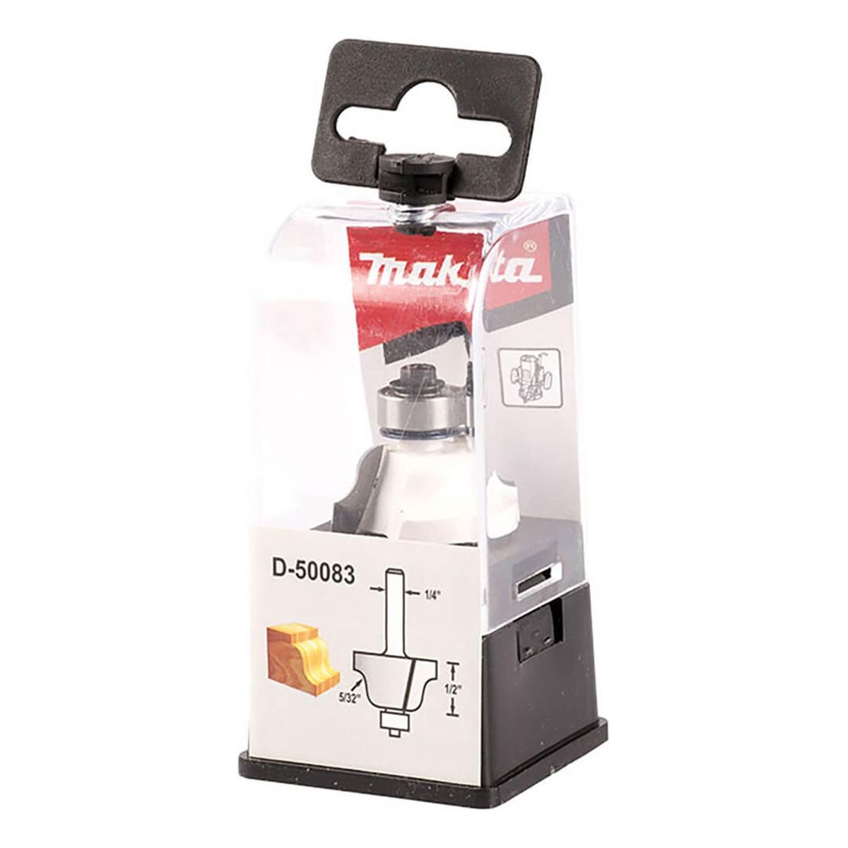 MAKITA - Fresa 1/4 Romana 5/32 2 Filo Altura 1/2 Makita D-50083