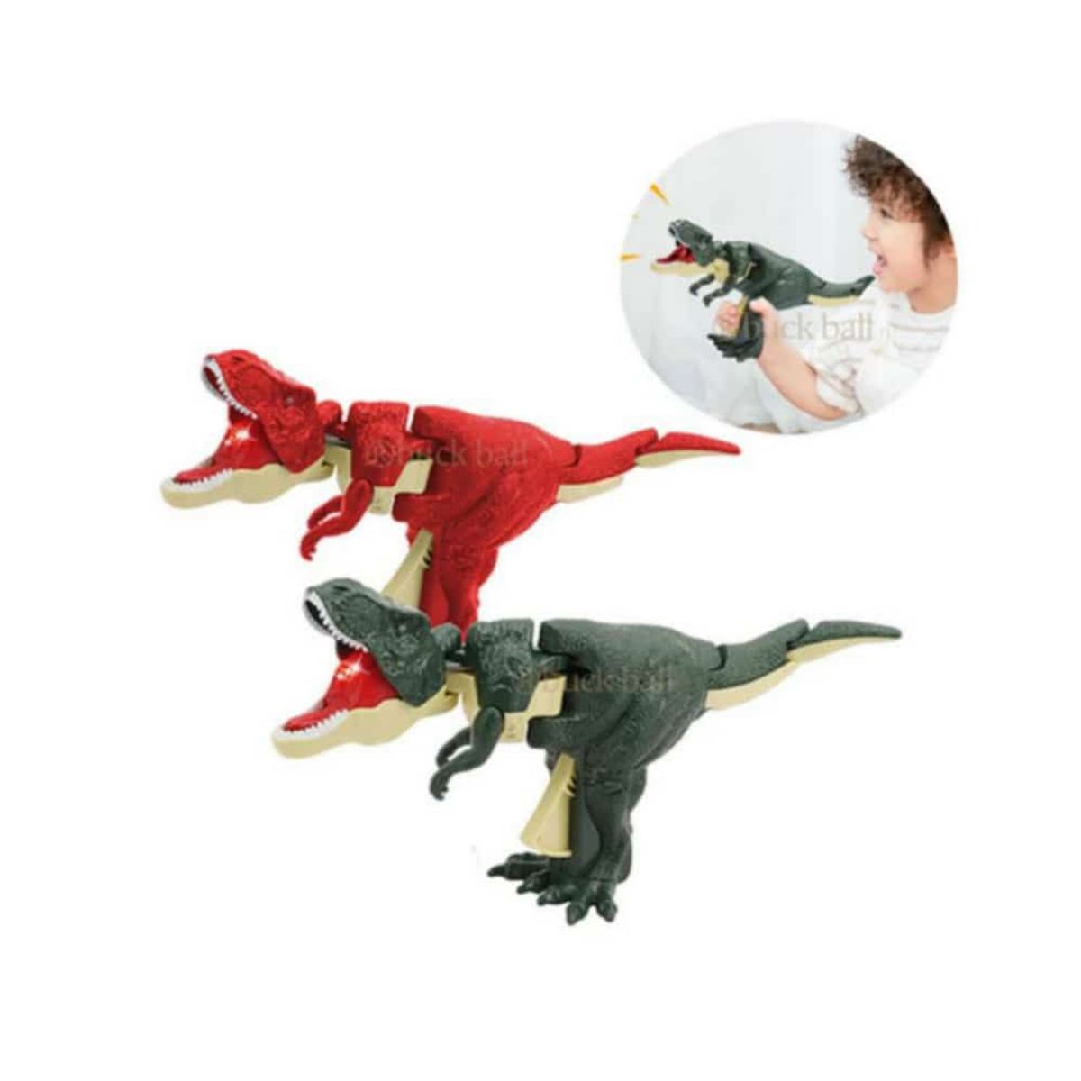 GENERICO - DINOSAURIO ZA ZA CON MOVIMIENTO COLORES VARIADOS