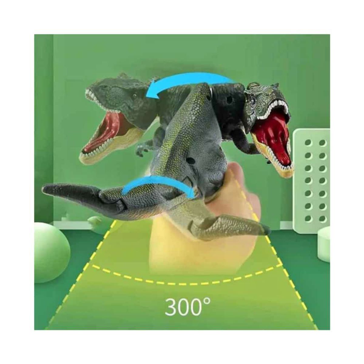 GENERICO - DINOSAURIO ZA ZA CON MOVIMIENTO COLORES VARIADOS