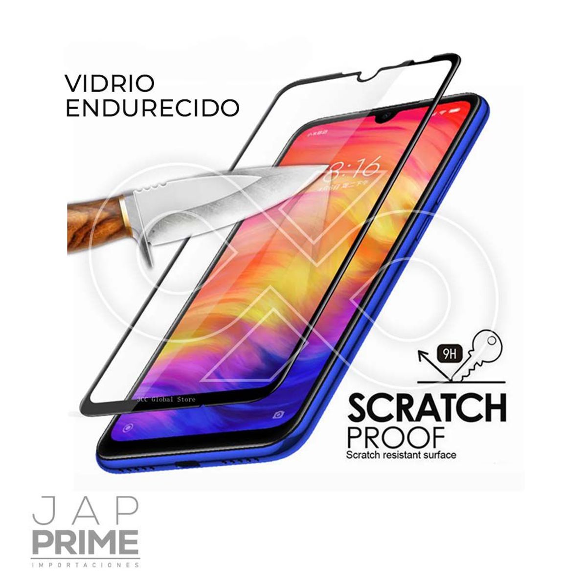 GENERICO - Mica Vidrio Templado 9D 21D para iPhone 15 Pro Max