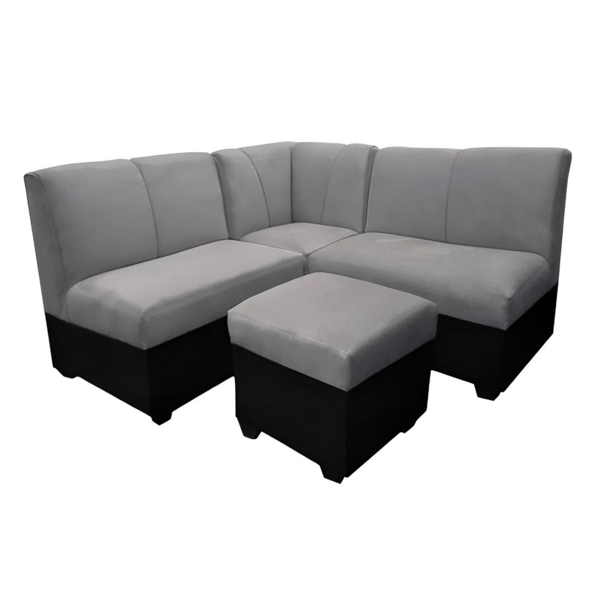 GENERICO - Seccional Provenzal Plomo + Banqueta de regalo