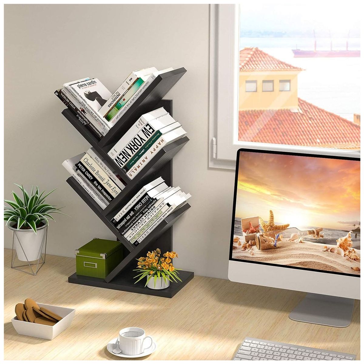 VENTITAS HOME - Librero Zara Ventitas Home Negro