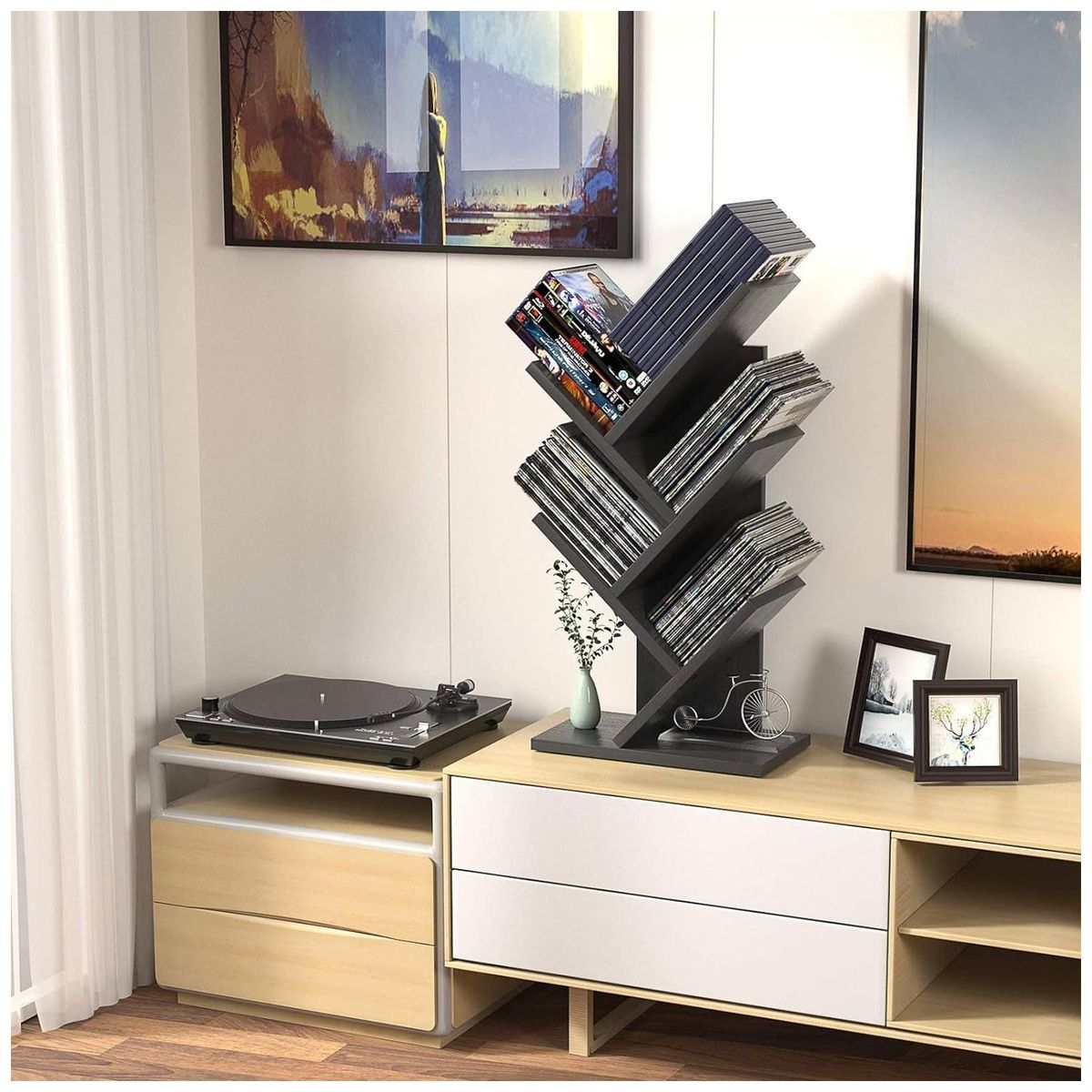 VENTITAS HOME - Librero Zara Ventitas Home Negro