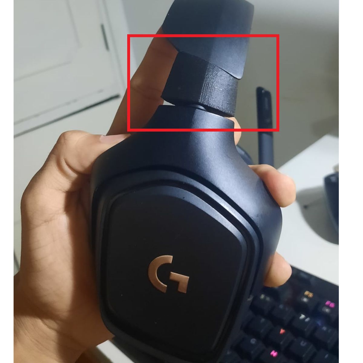 GENERICO - Bisagras de Repuesto para Audifonos Logitech G930