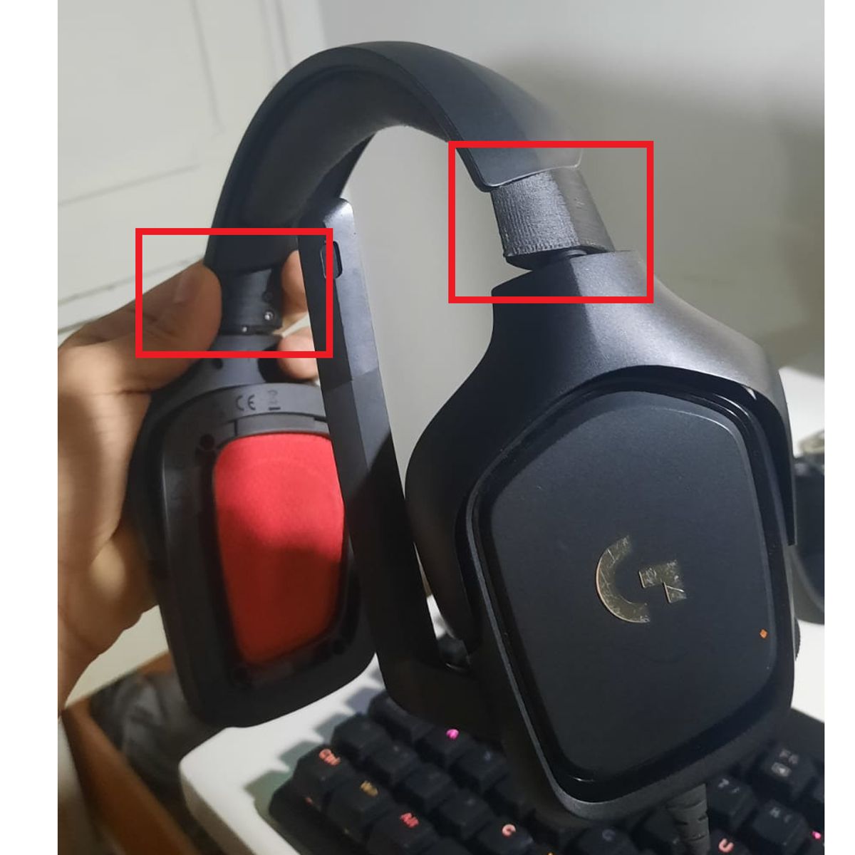 GENERICO - Bisagra de Repuesto Para Audifonos Logitech G430